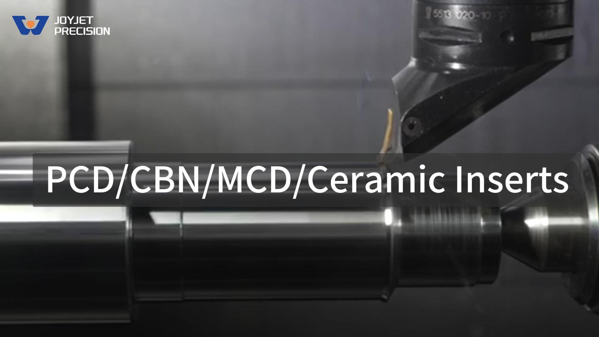 Inserções de cerâmica PCD CBN MCD